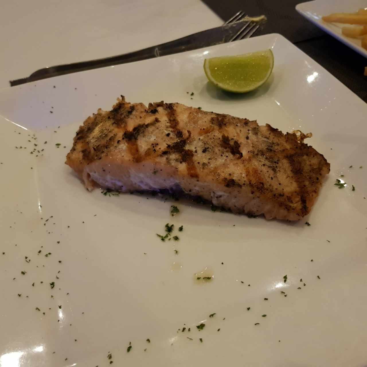 Salmon grillado