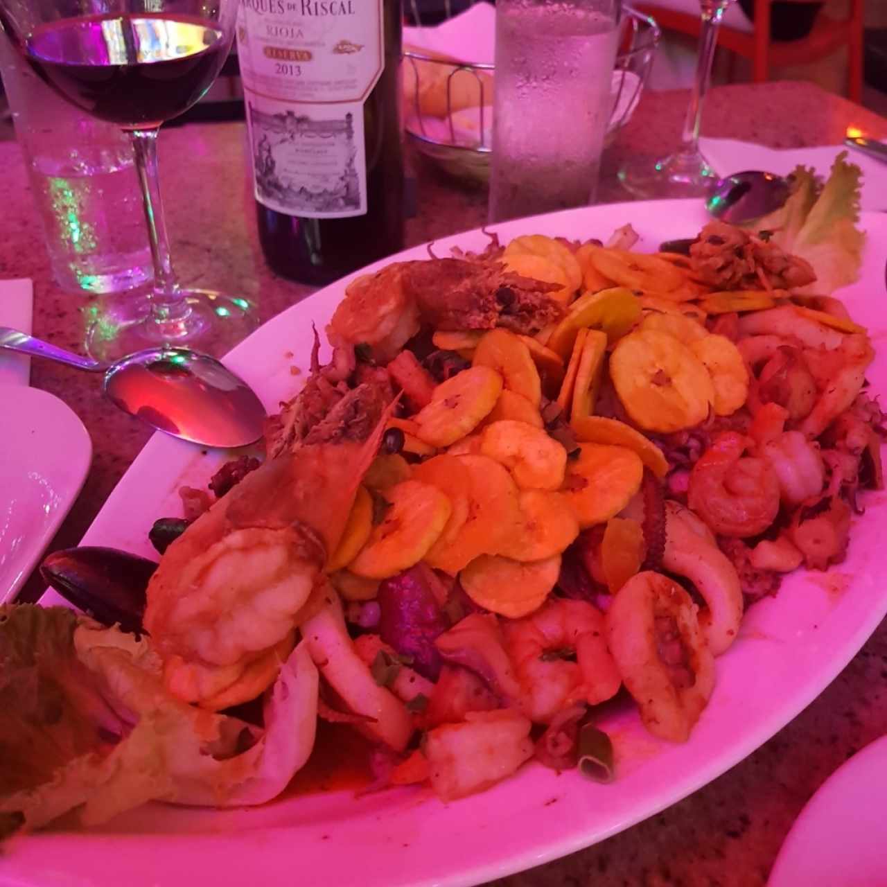 picada de mariscos