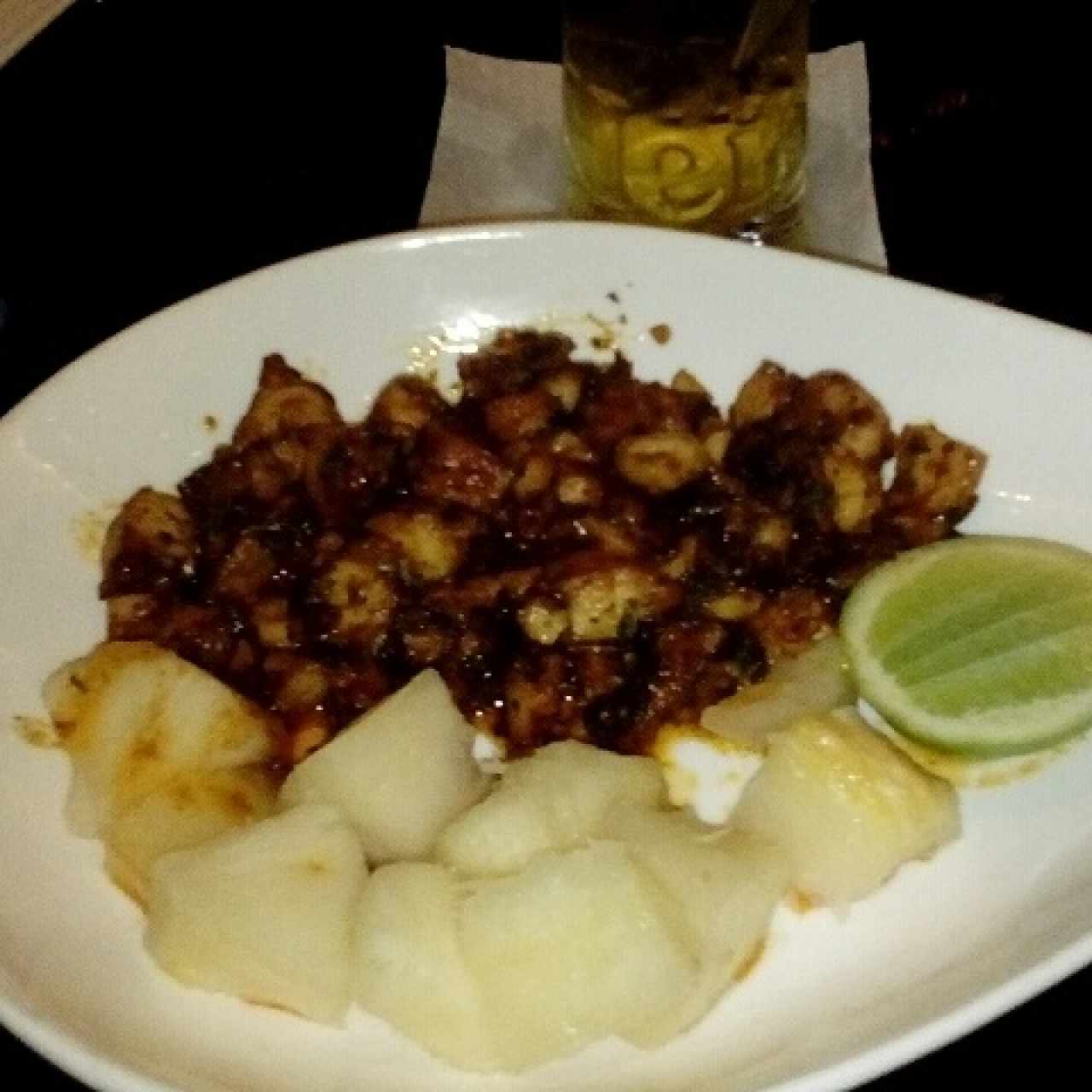 Pulpo a la parrilla