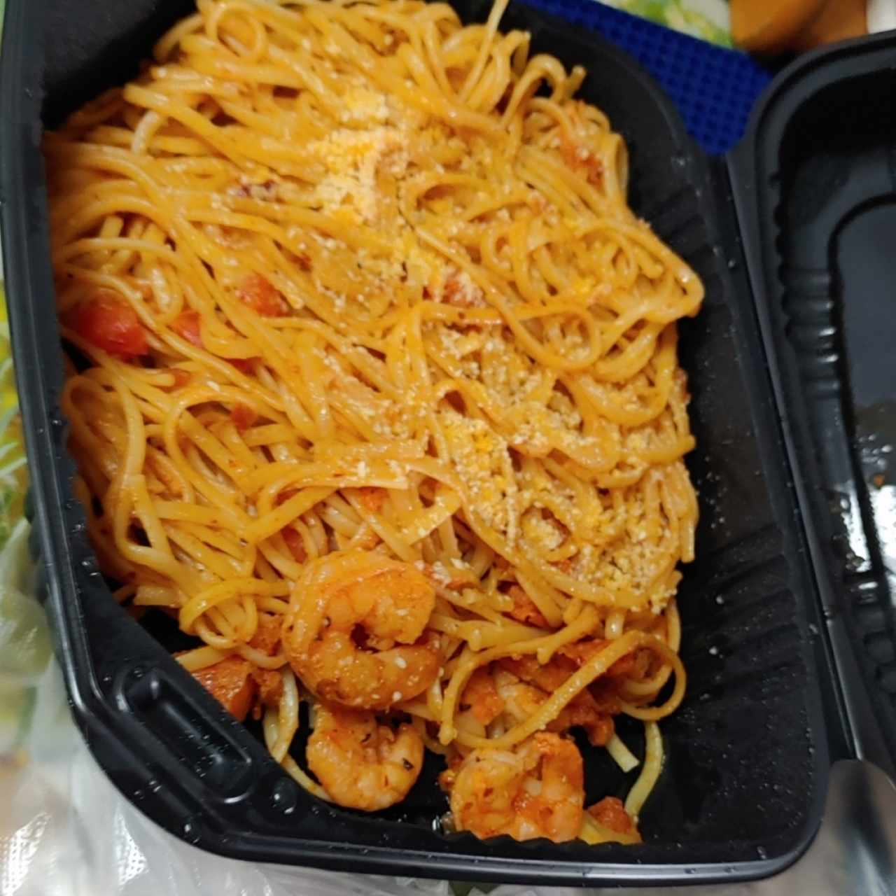 Grilled Shrimp Scampi Pasta