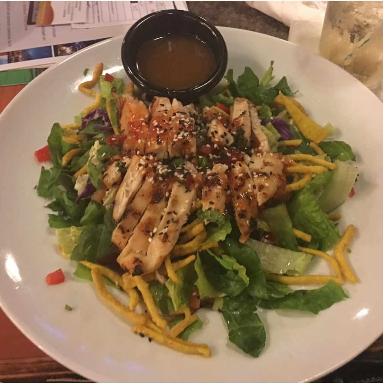 ensalada con pollo