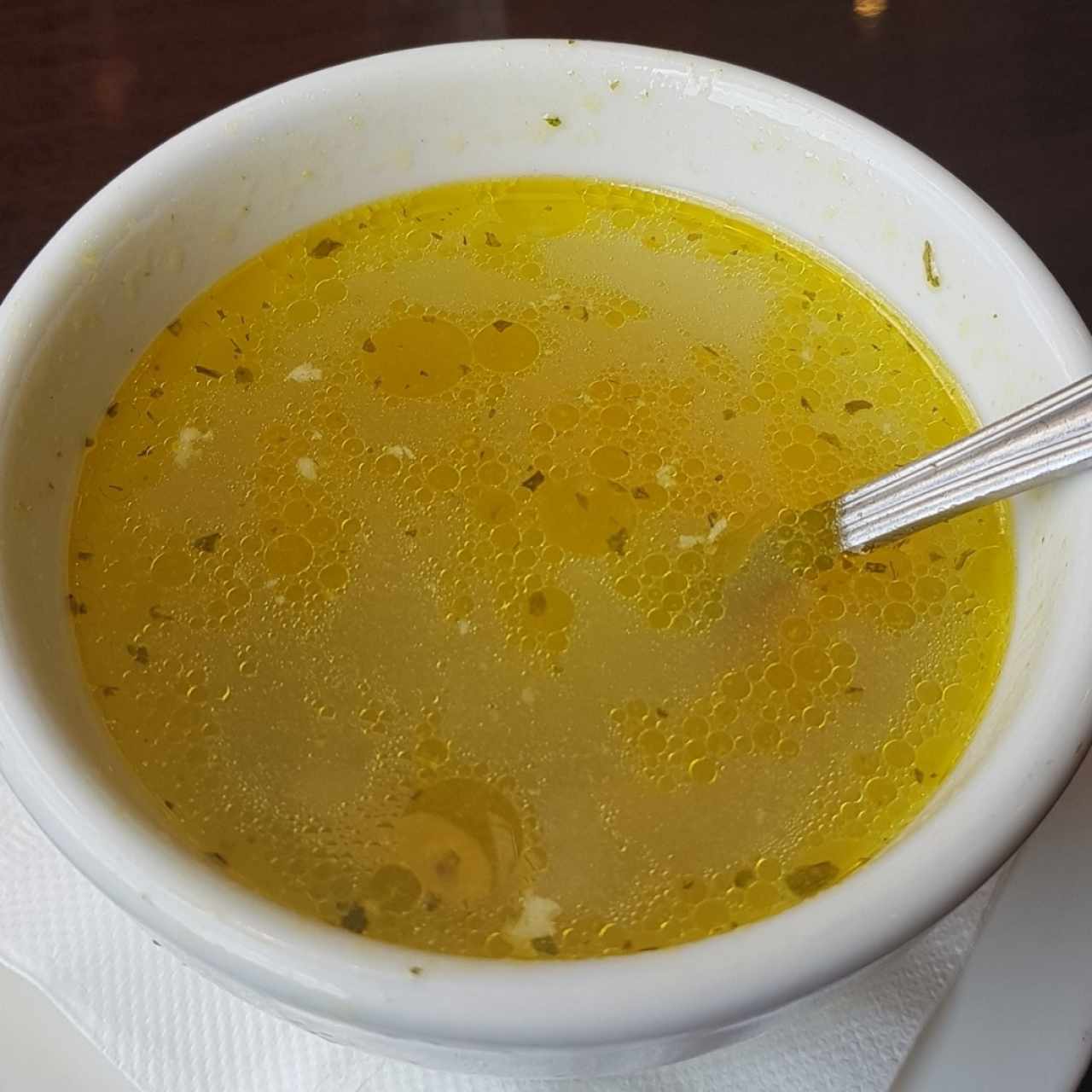 sopa de pollo