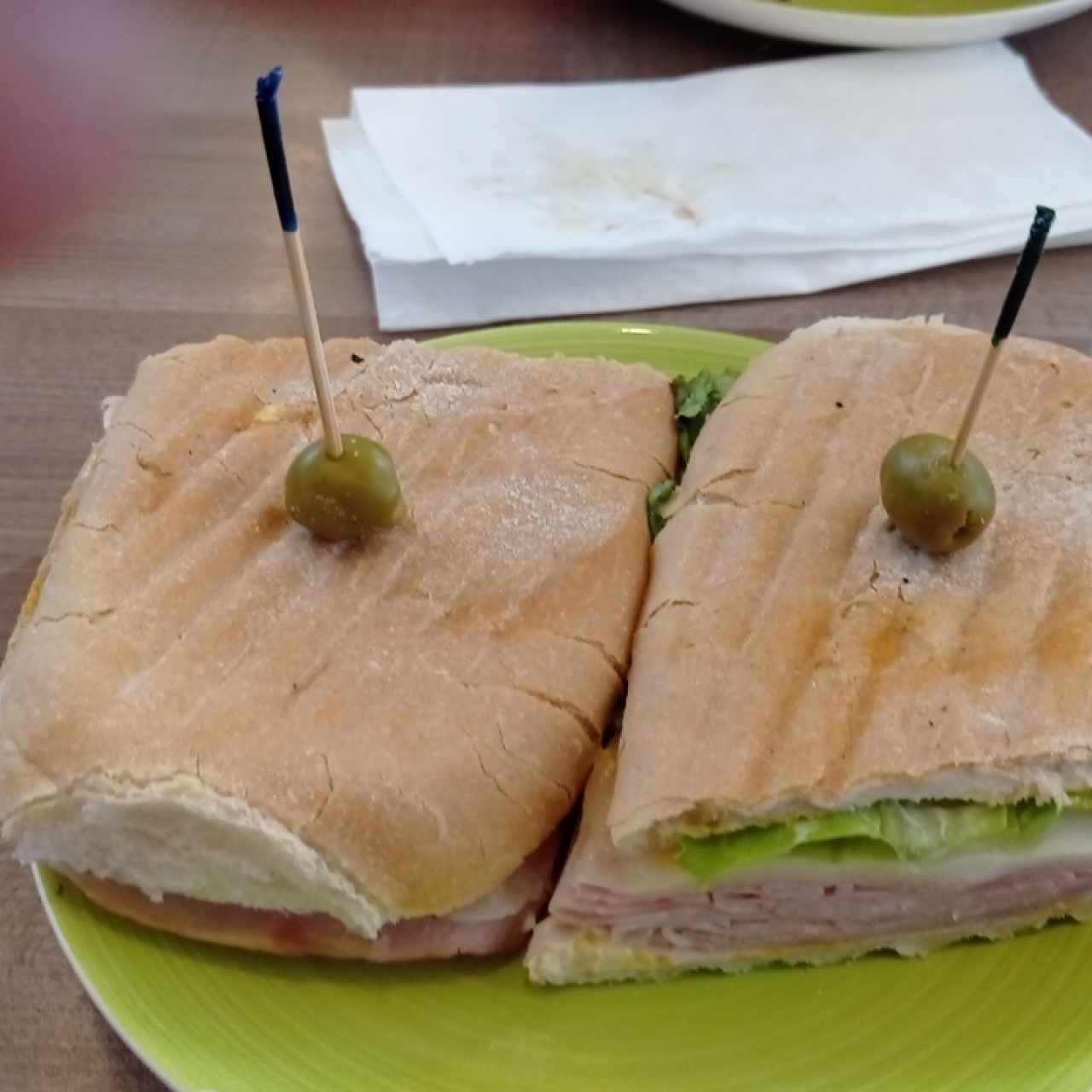 sandwich jamón y queso 