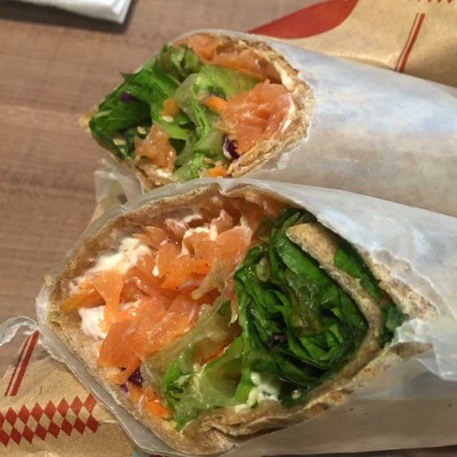 Sushi Salmon Wrap