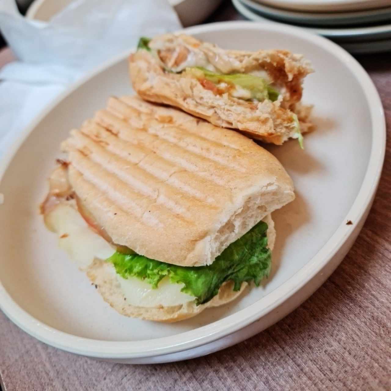 Chicken grill sandwich teriyaki 