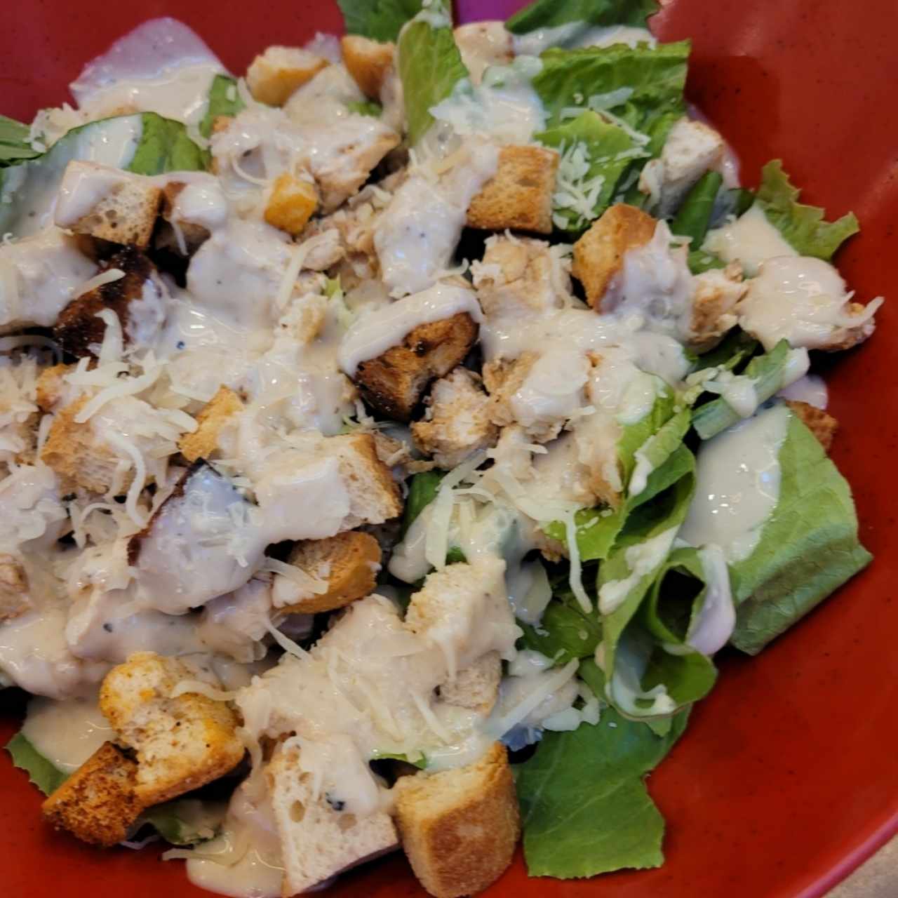 ensalada 🥗 cesar con pollo