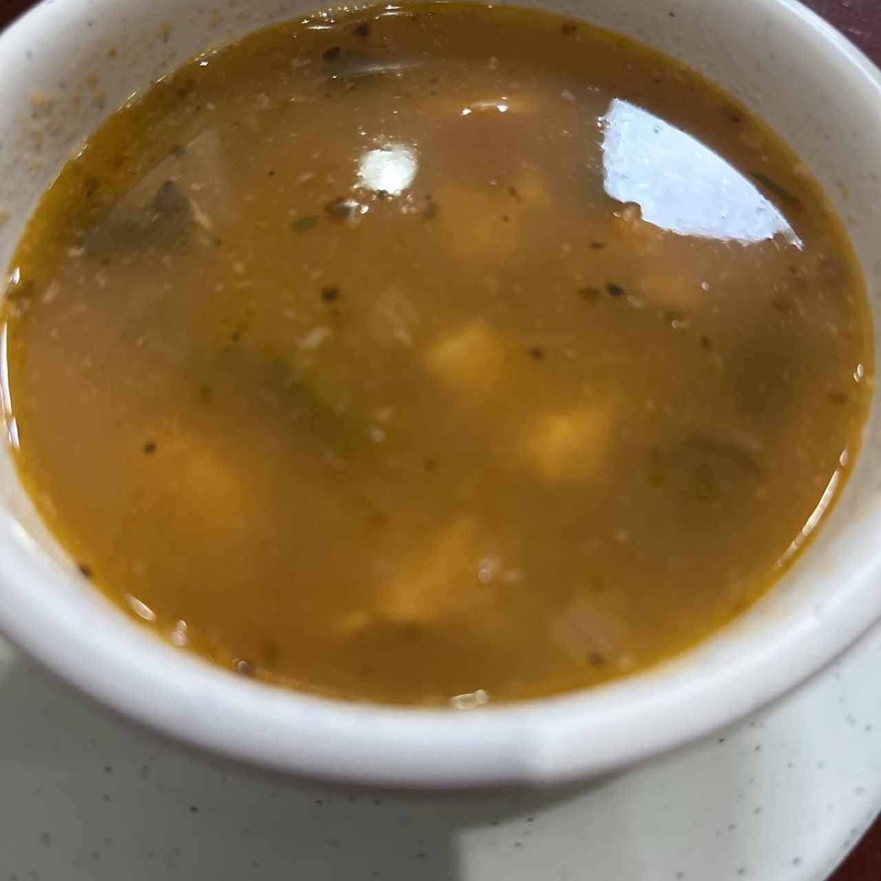 Sopa de mariscos 