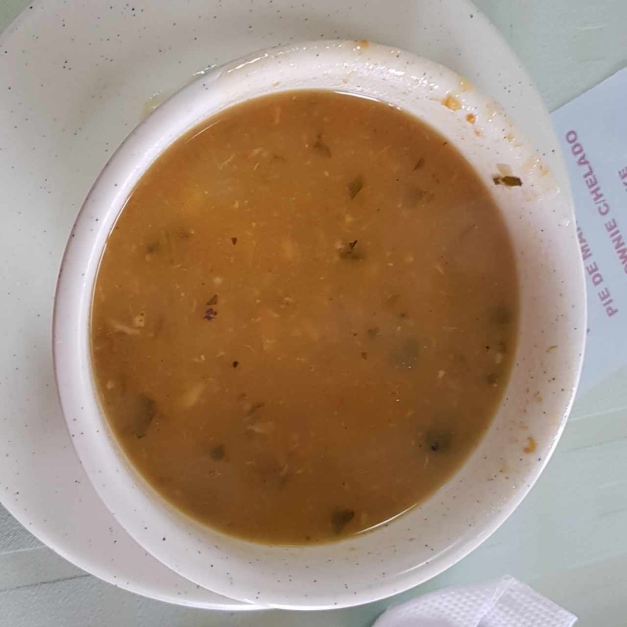 sopa de mariscos 