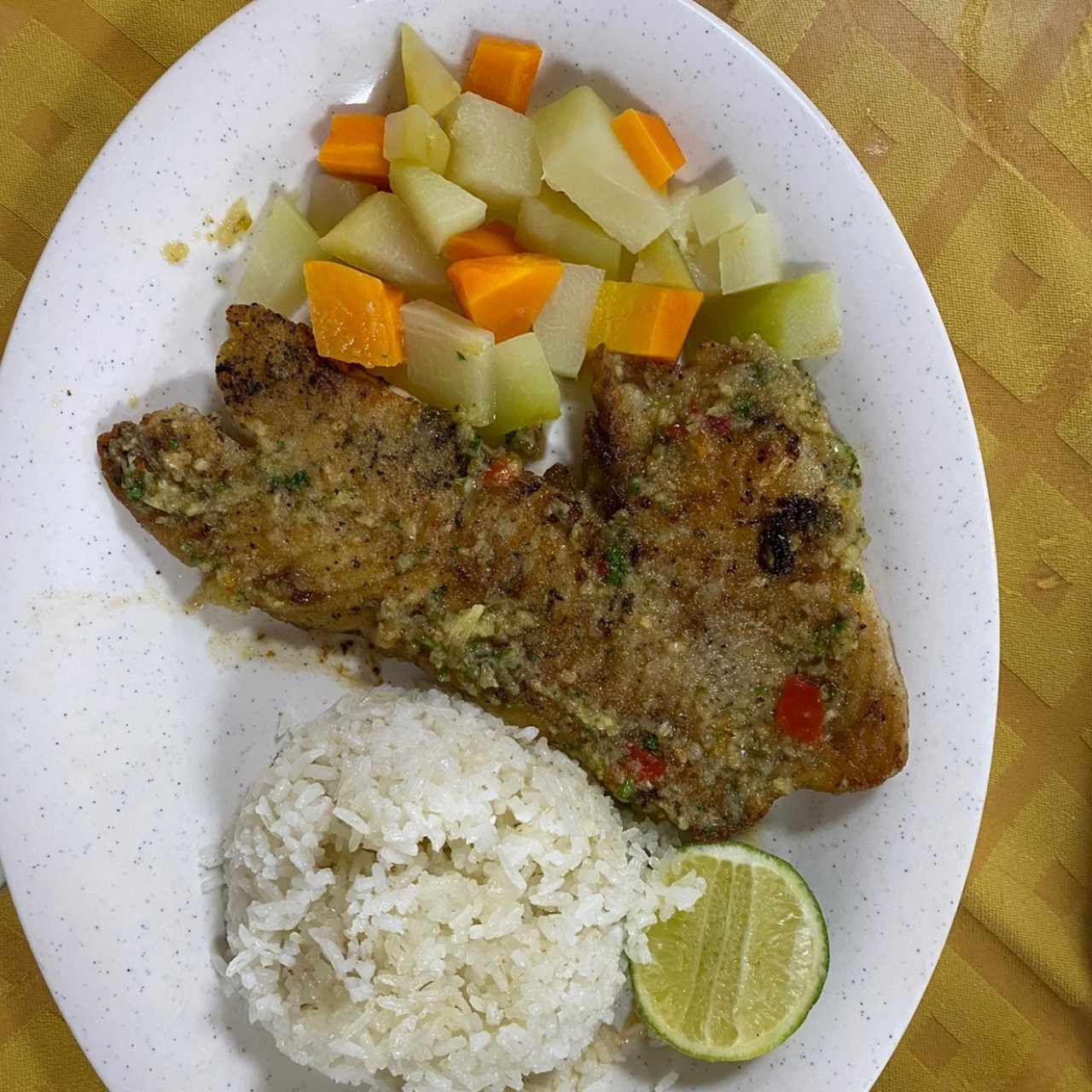 pescado al ajillo