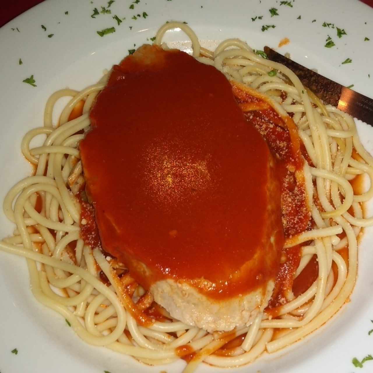 Spaghetti con Lomo