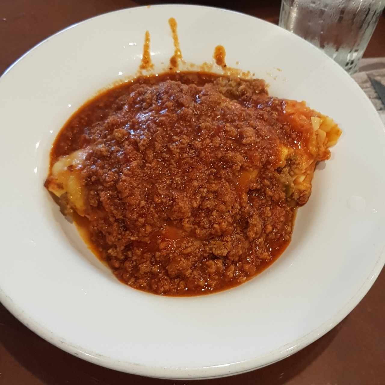 lasagña de carne