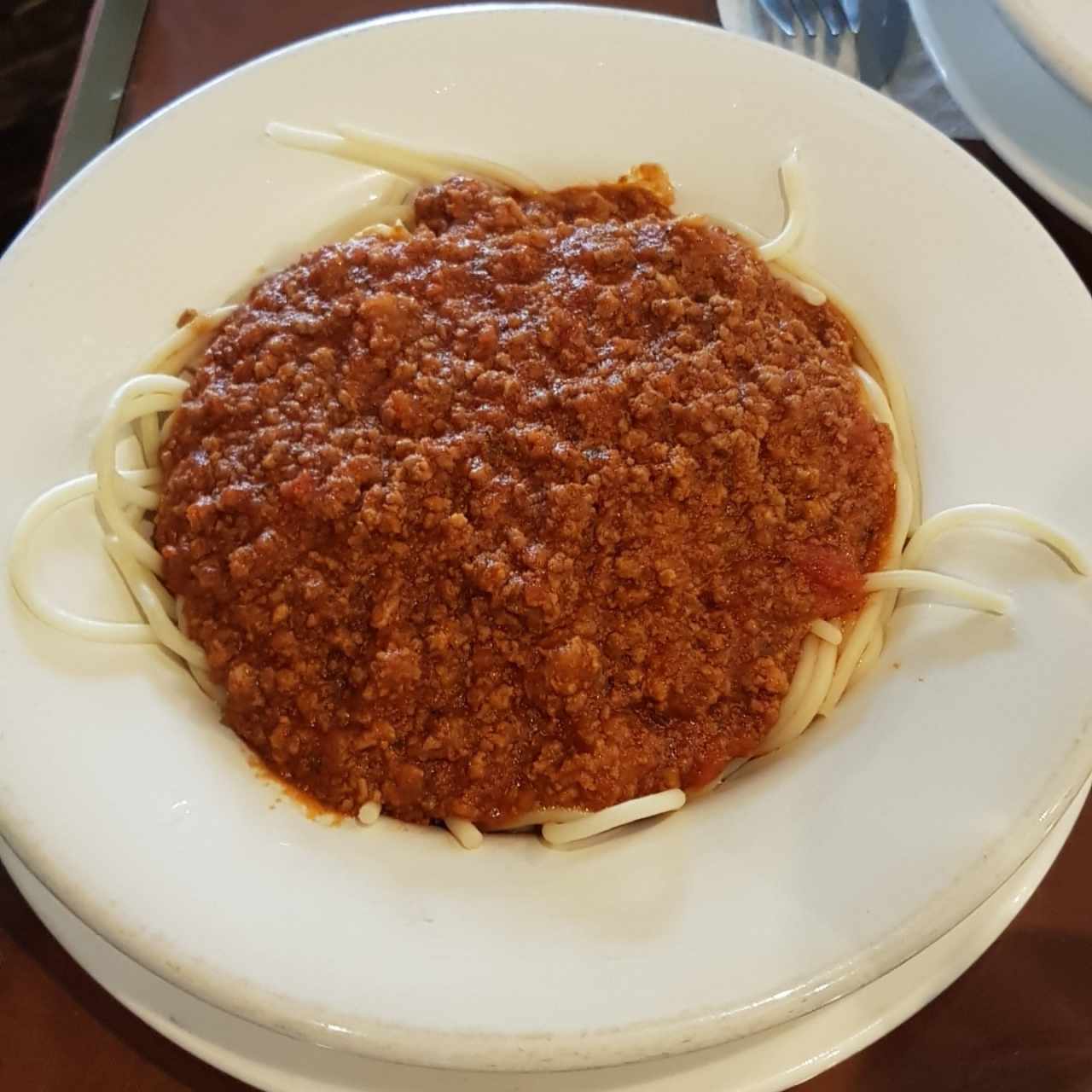 Spaguetti bologñesa