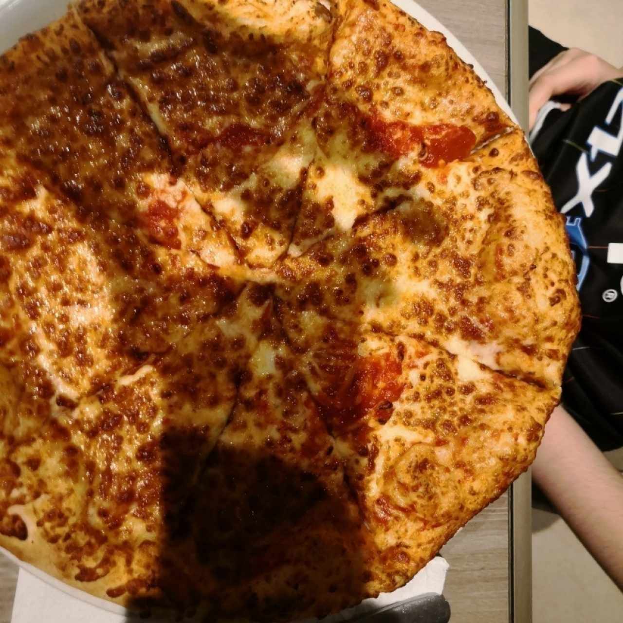 pizza con mozzarella
