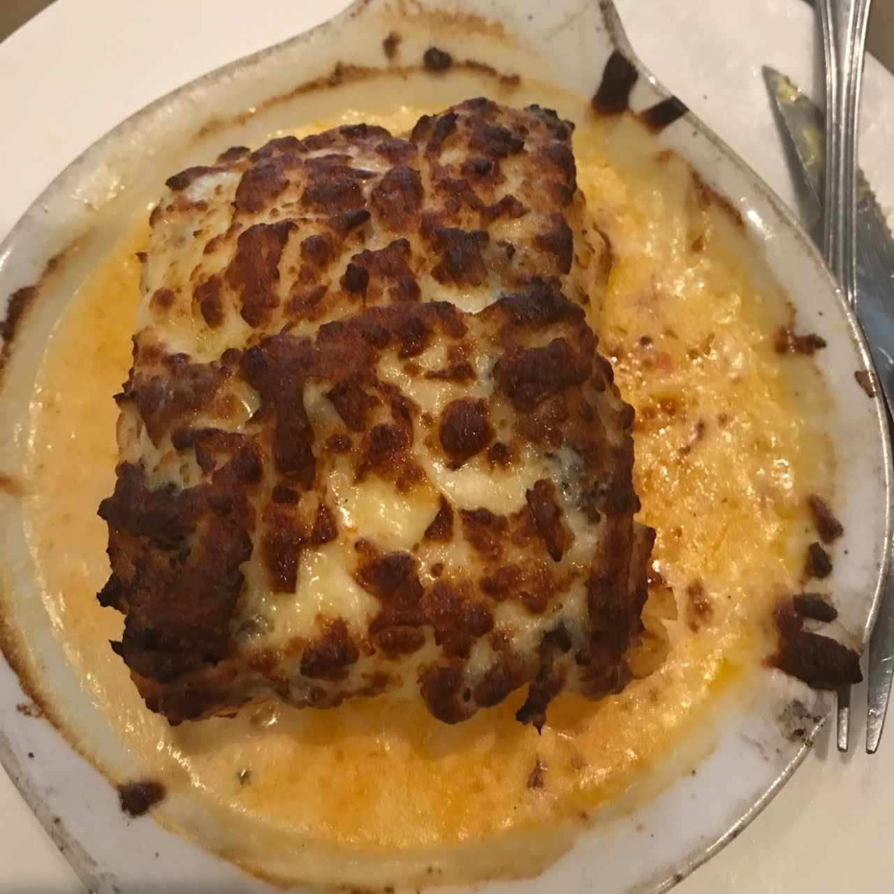 lasaña gratinada de carne 