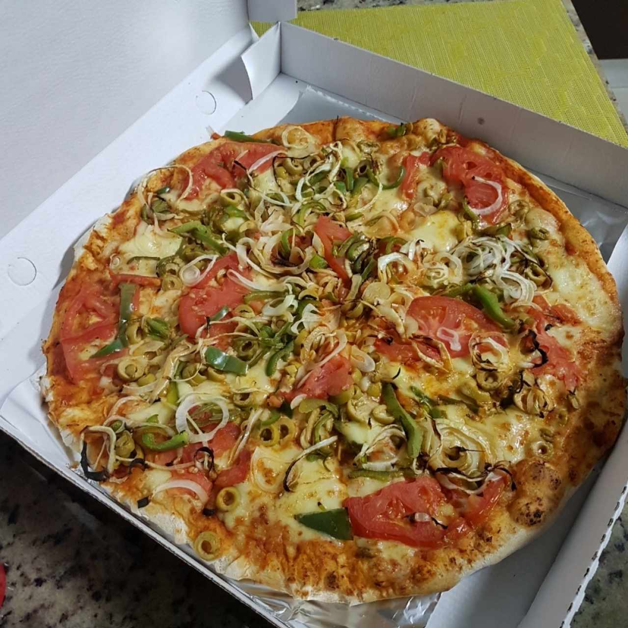 Pizza Familiar de Vegetales
