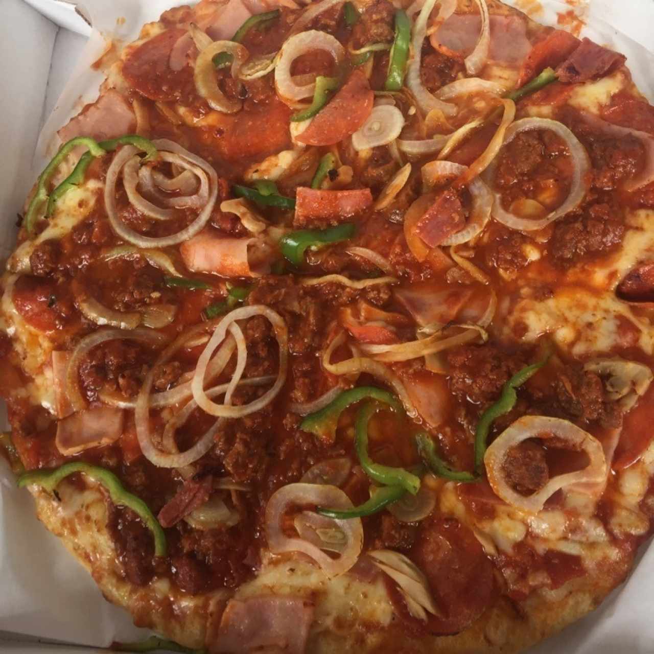 pizza don pascual con extra salsa