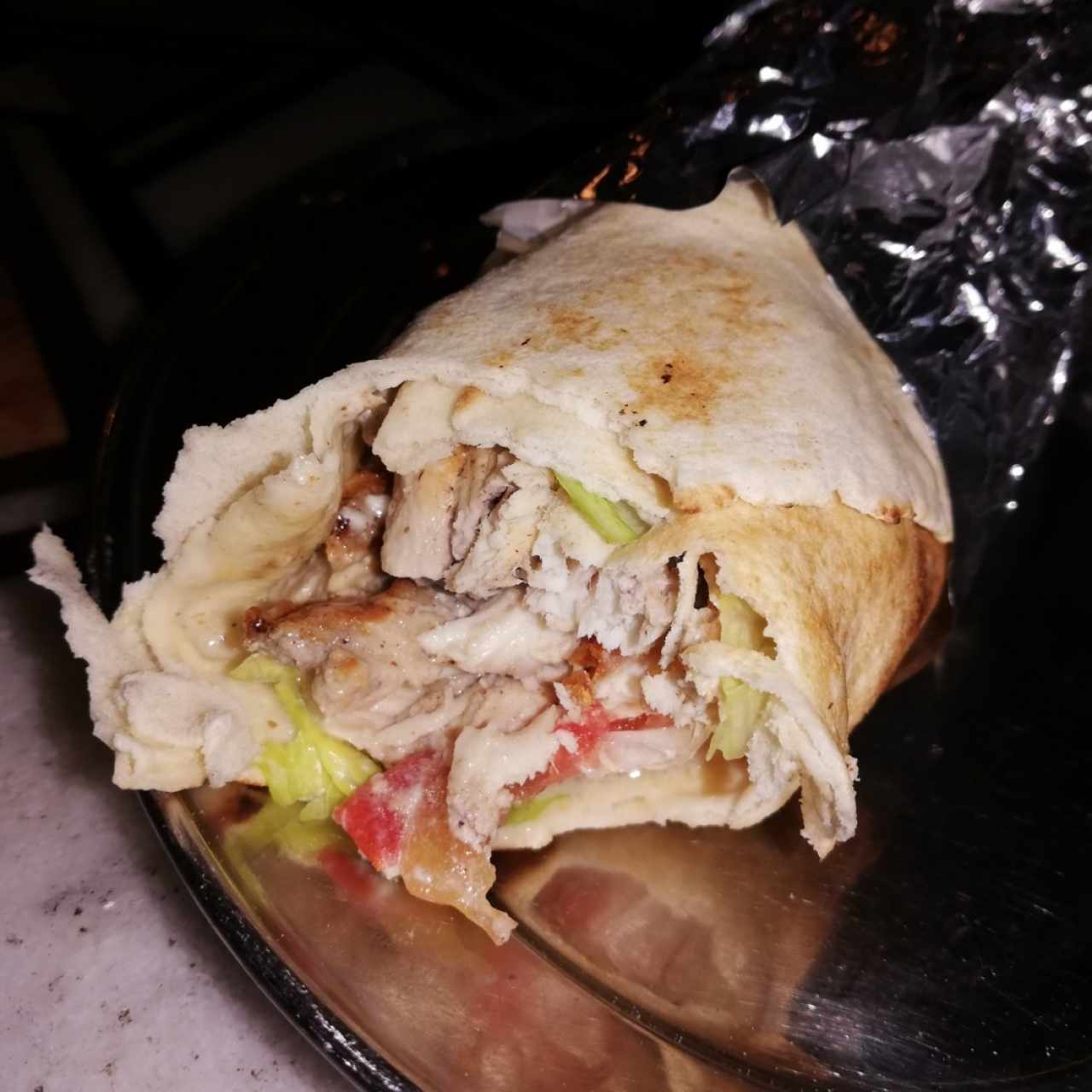 shawarma de pollo
