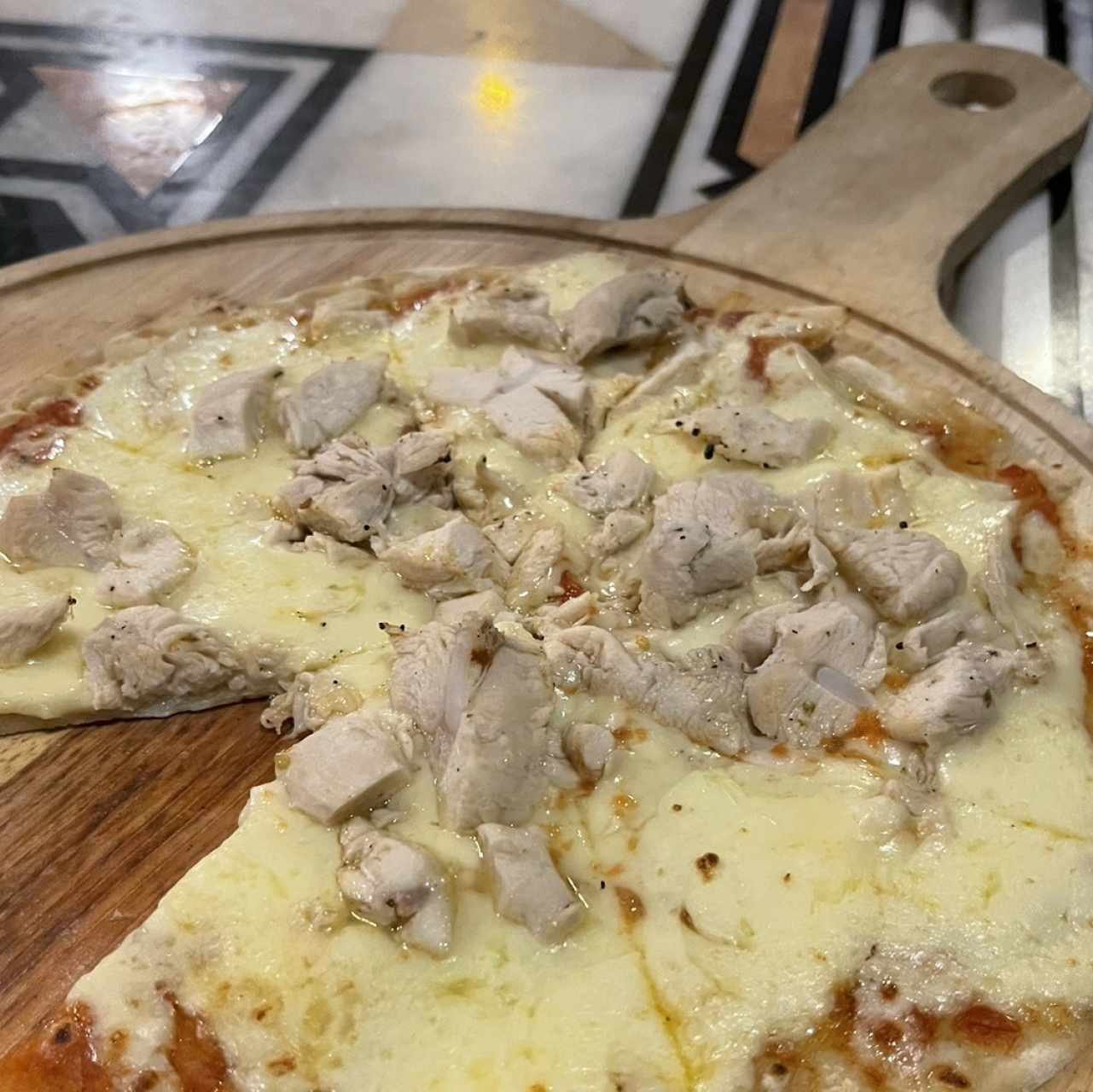 Pizza de pollo