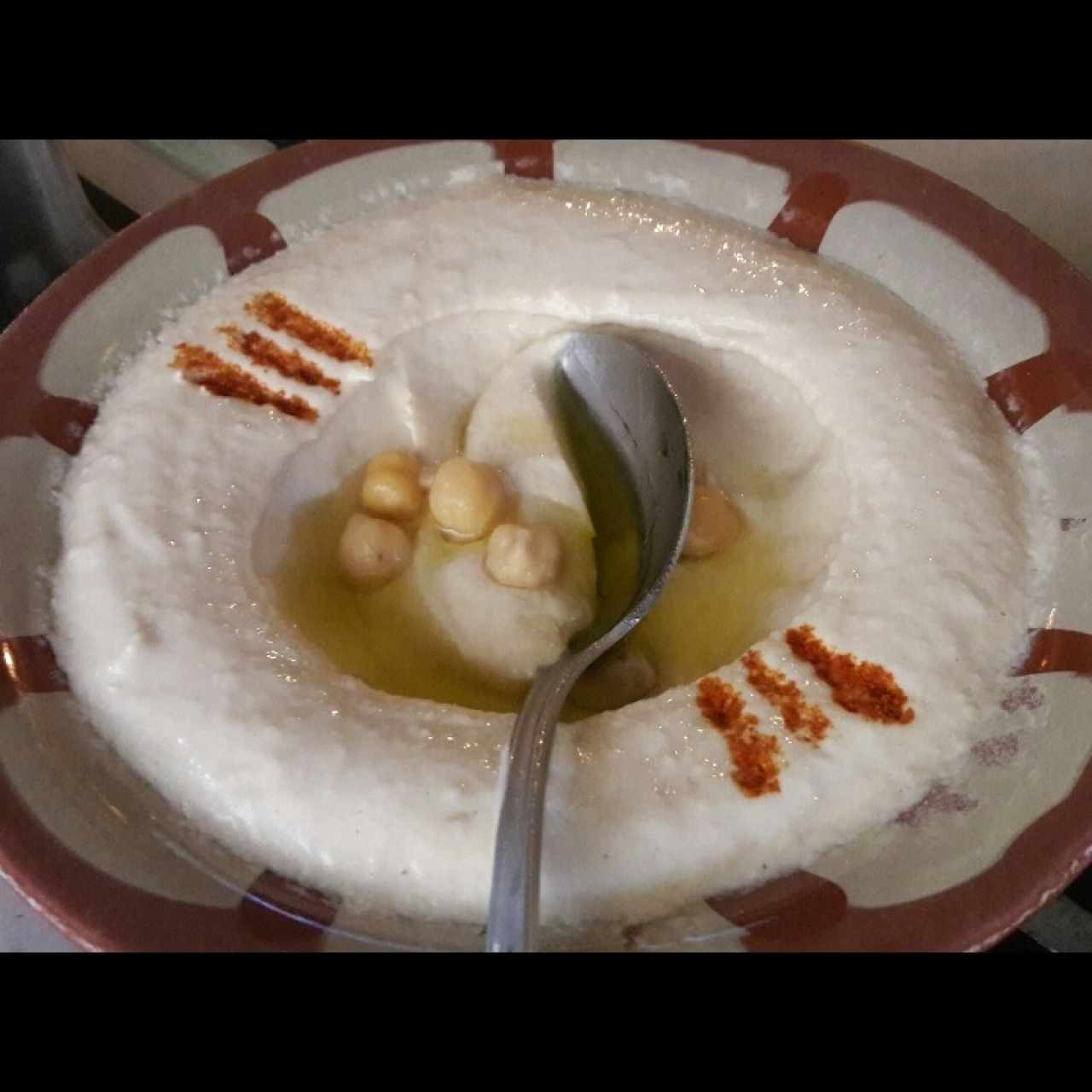 Crema de garbanzo