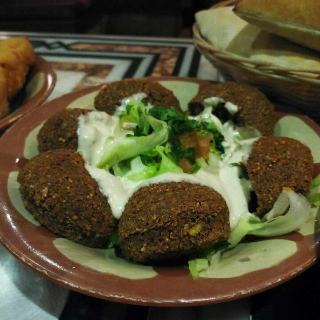 Ración de falafel