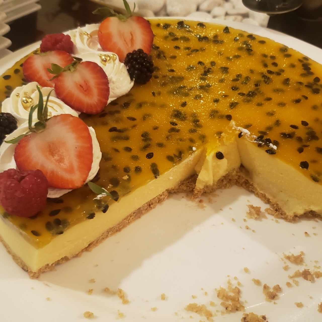 Cheesecake de maracuya