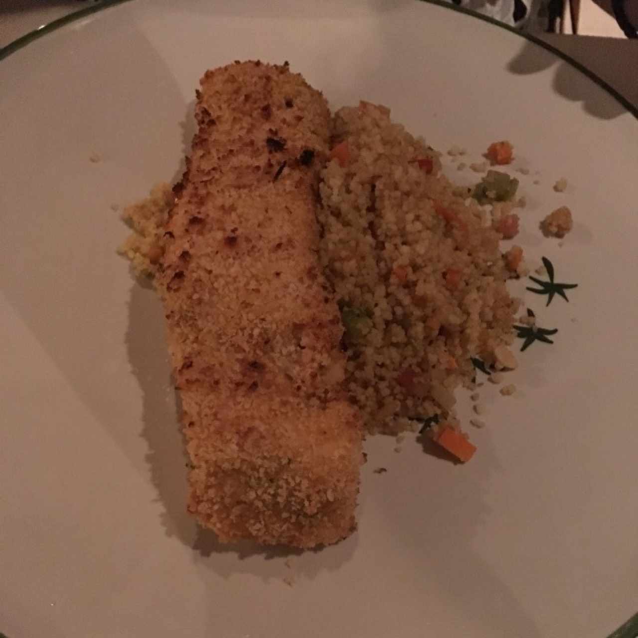 Salmon con cous cous