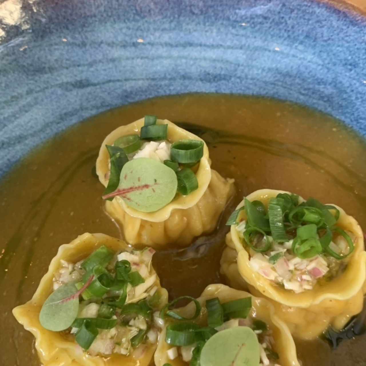 Wanton de camarones