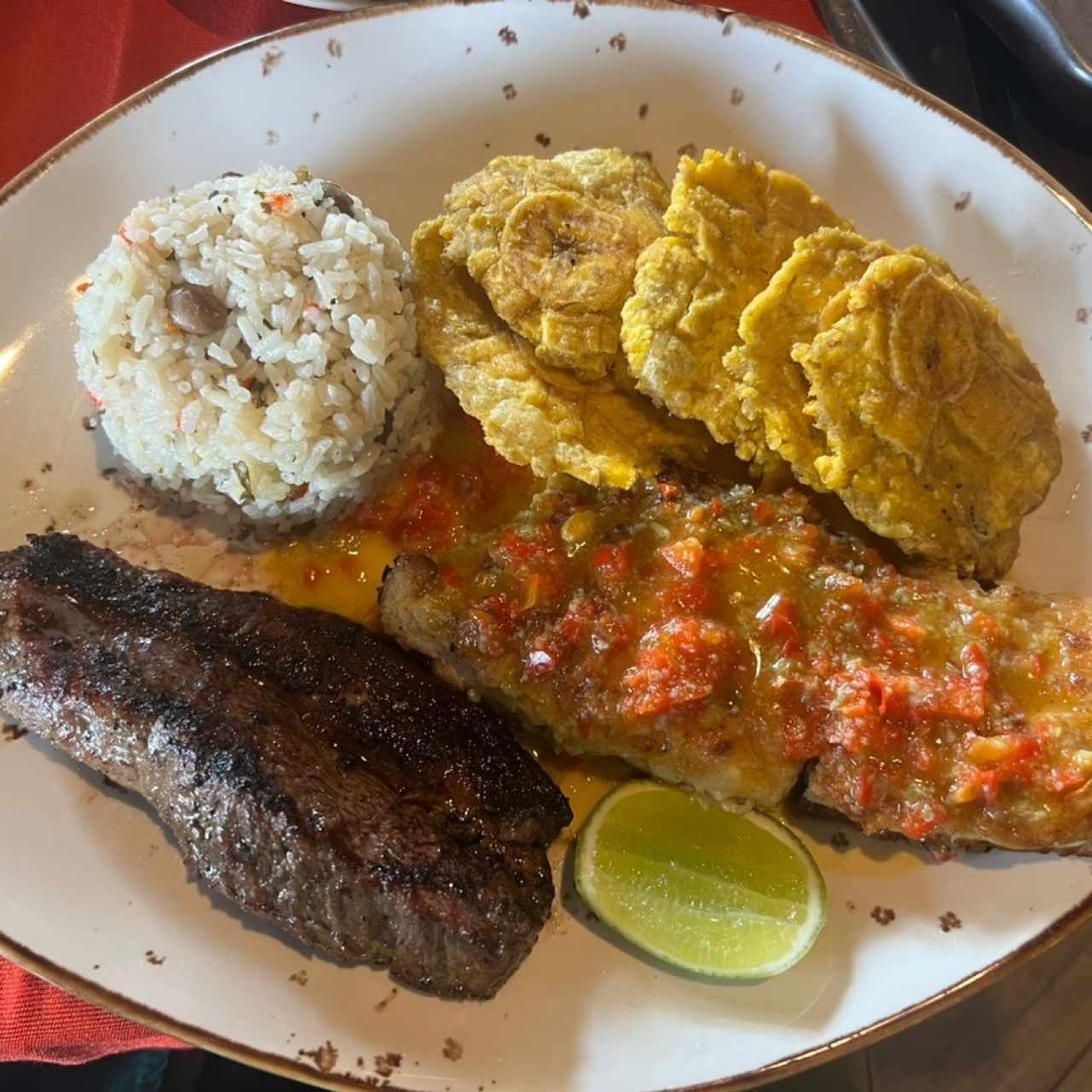 Picaña con corvina 