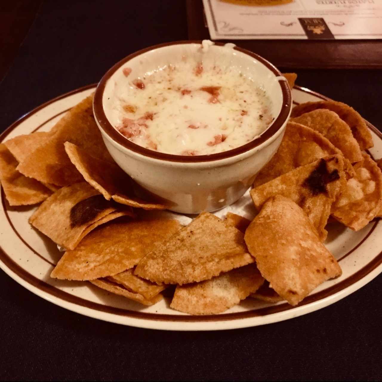 Queso Fundido con chorizo