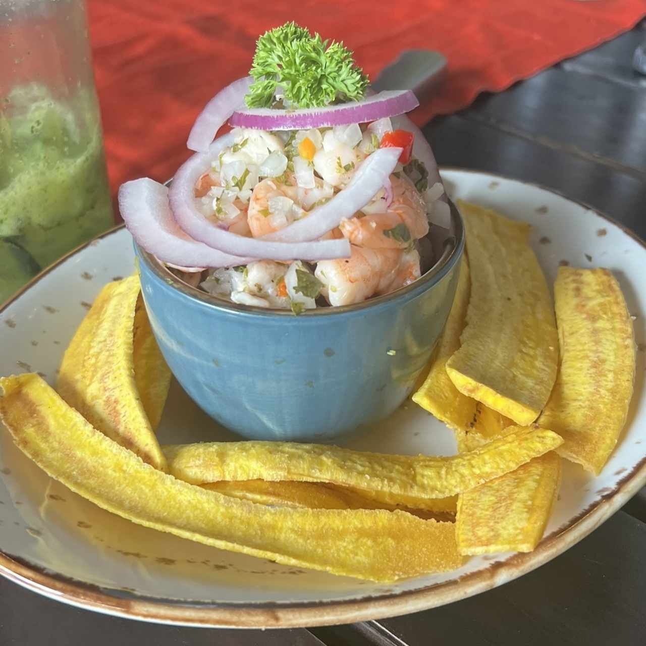 Ceviche de camarones