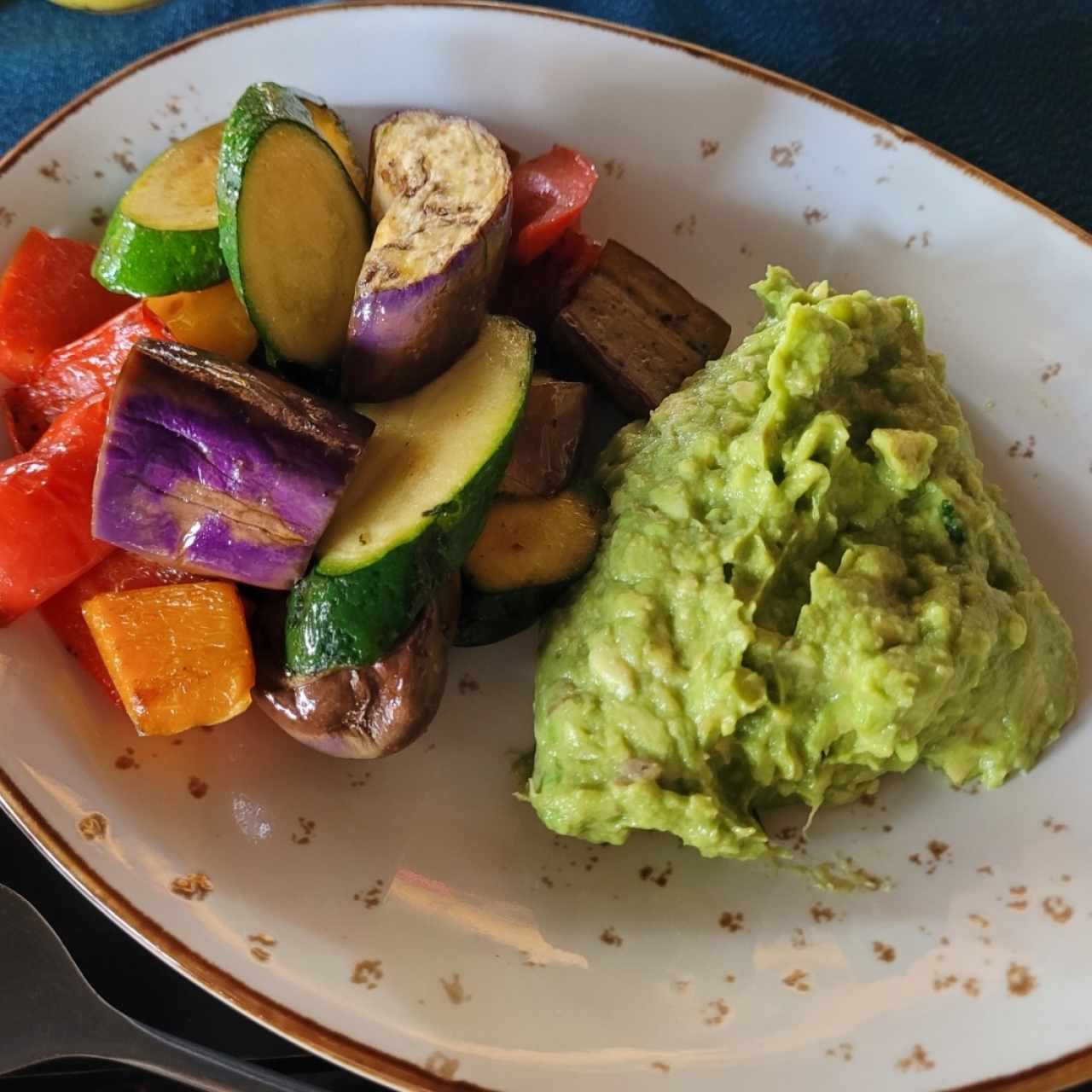 Vegetales santiago
 con guacamole