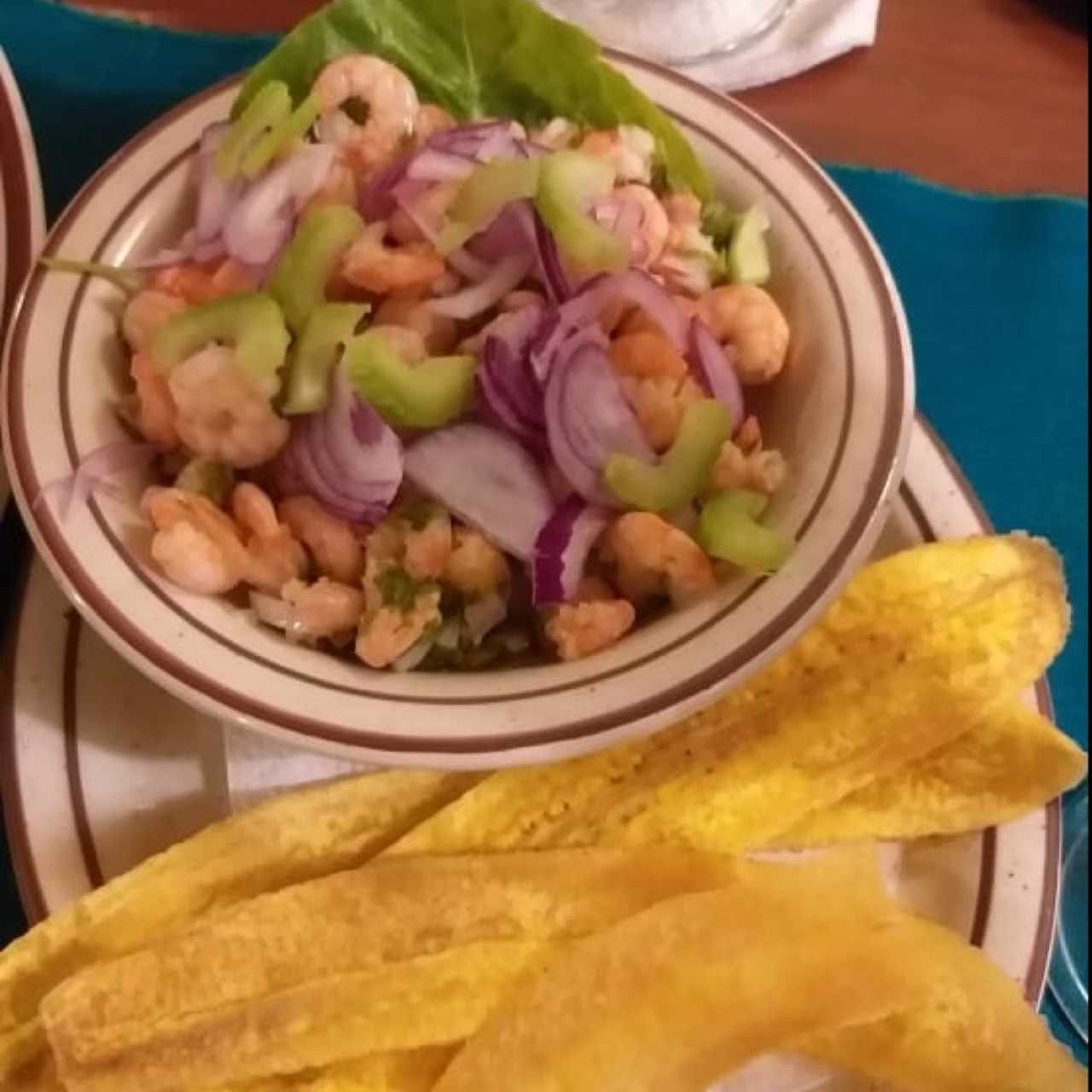 ceviche con camaron