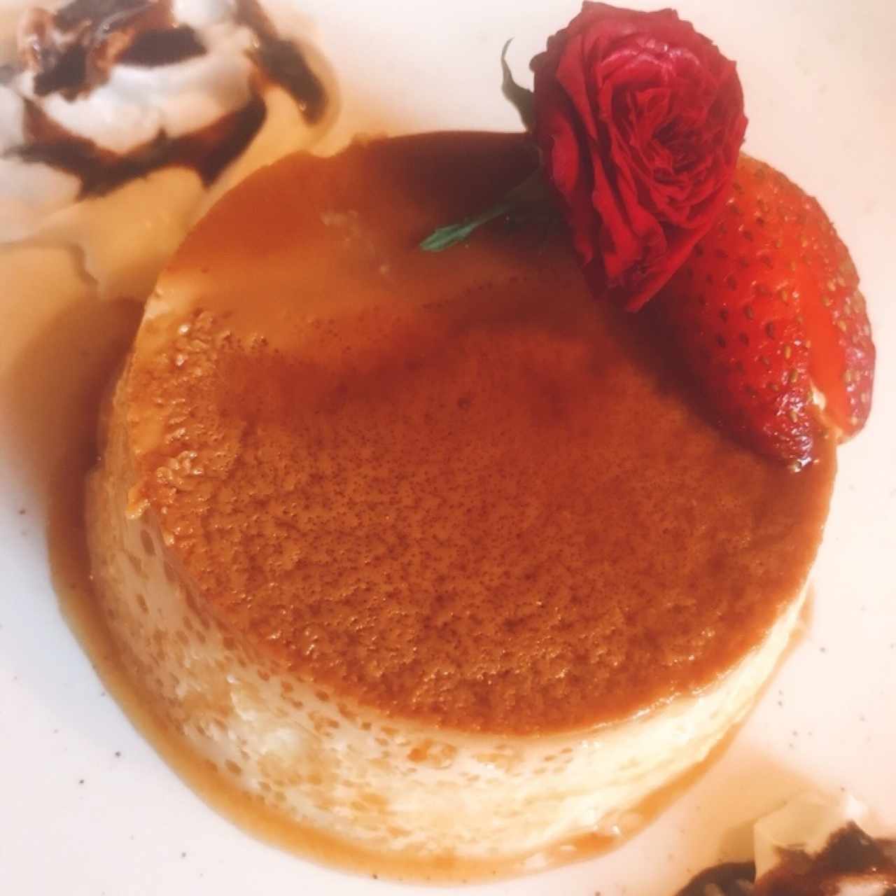 Flan de la casa