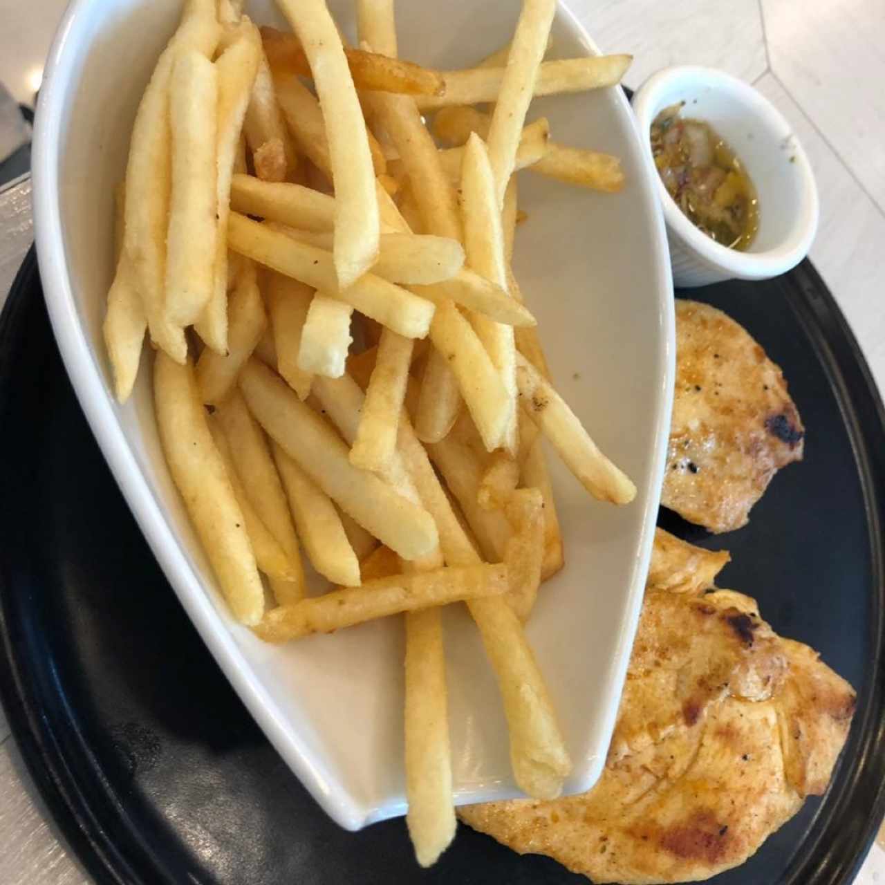 pollo con papas