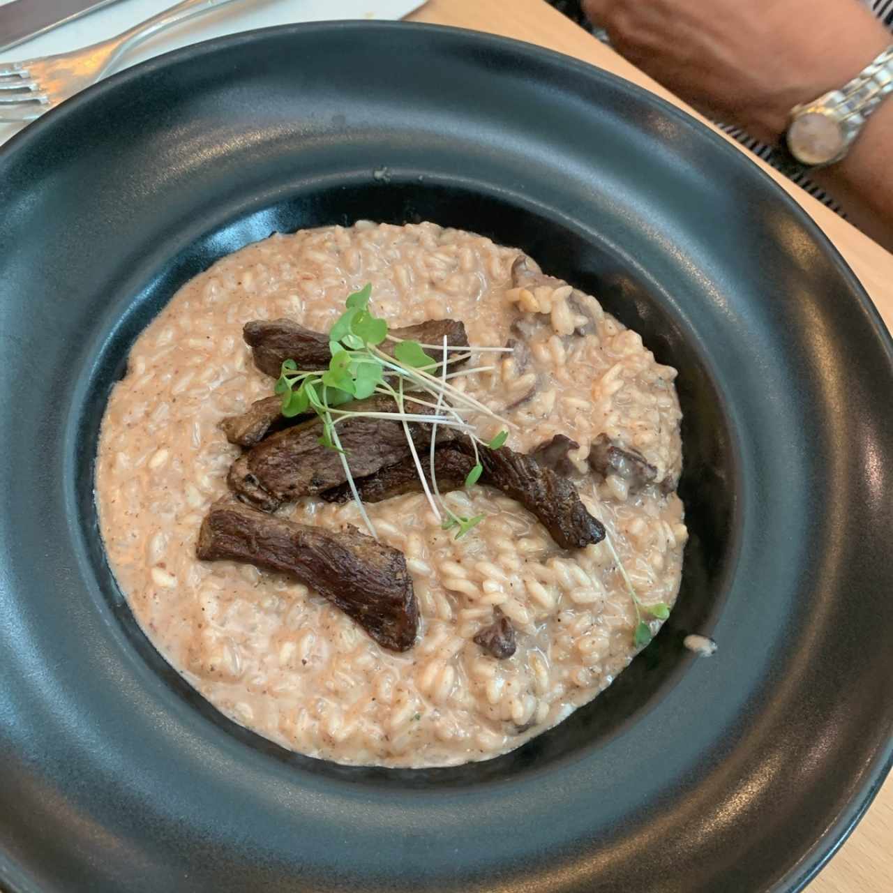 Risotto de entraña