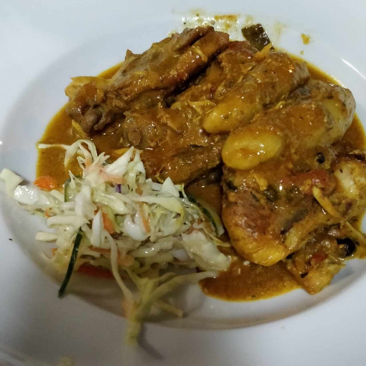 pollo con curry