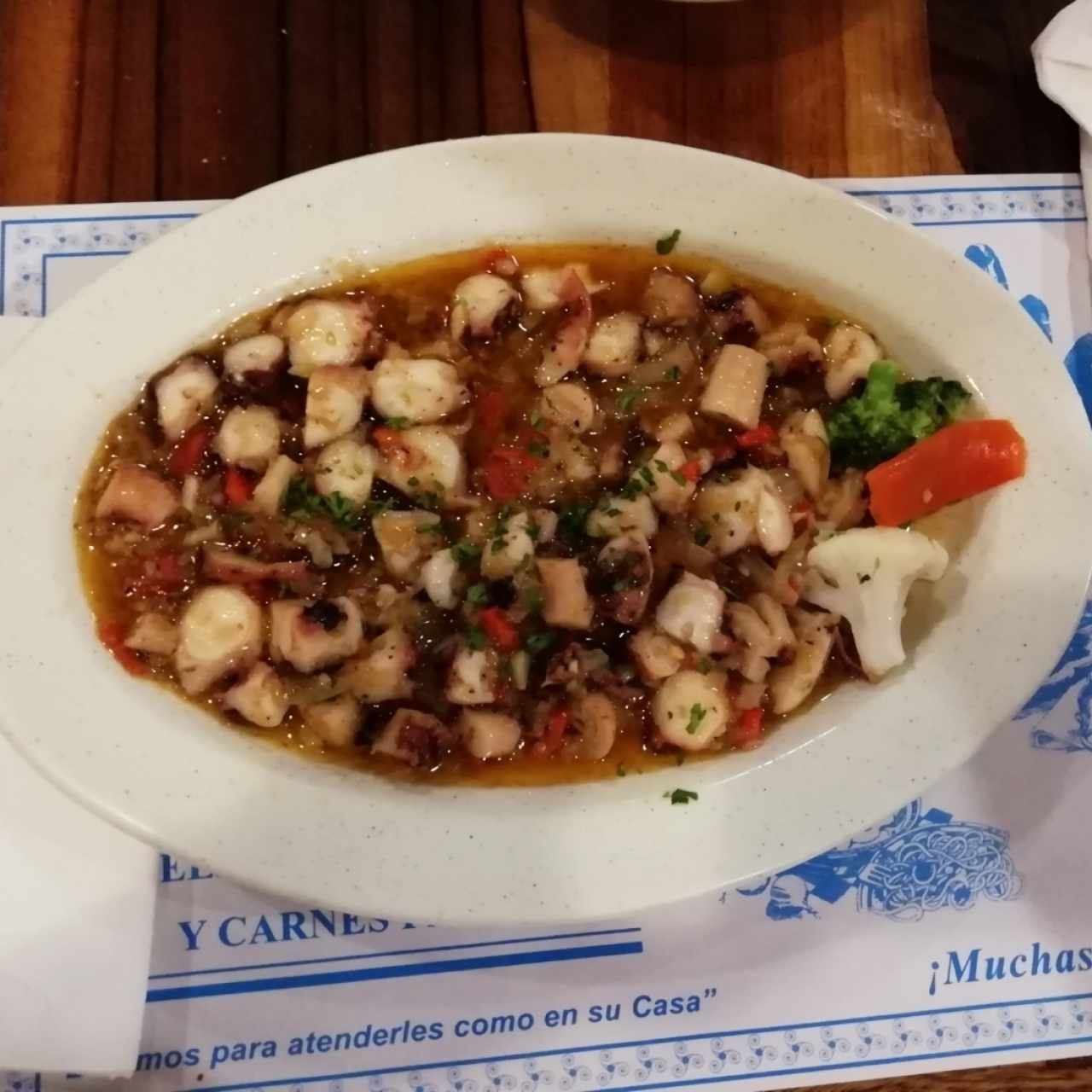 Pulpo al ajillo