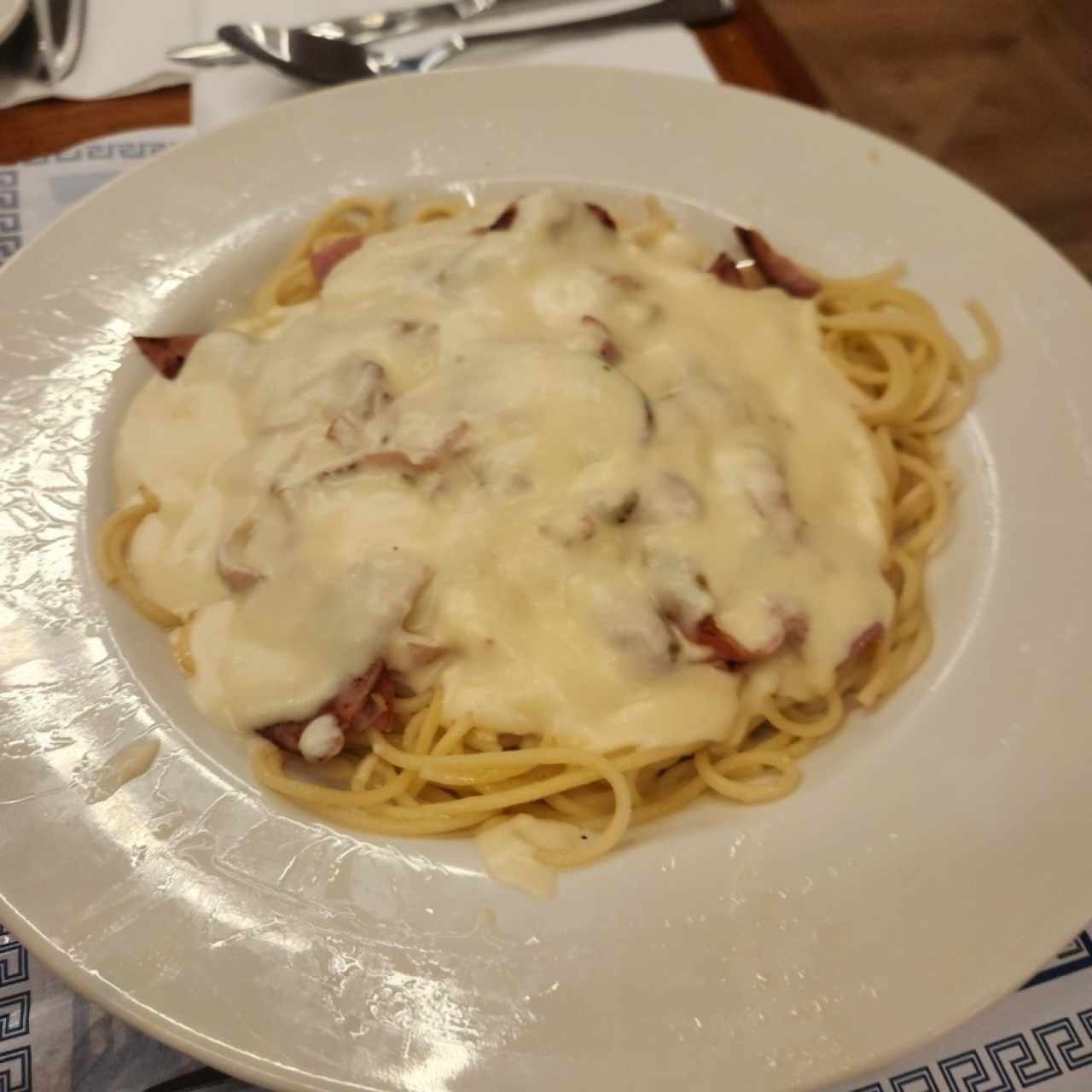 Spaghetti Salsa Blanca o Roja