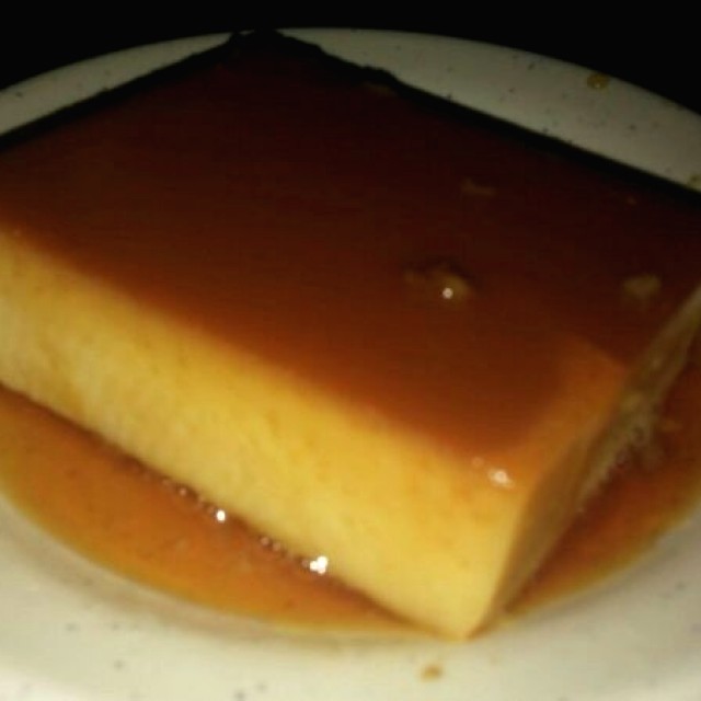 Flan de la casa 