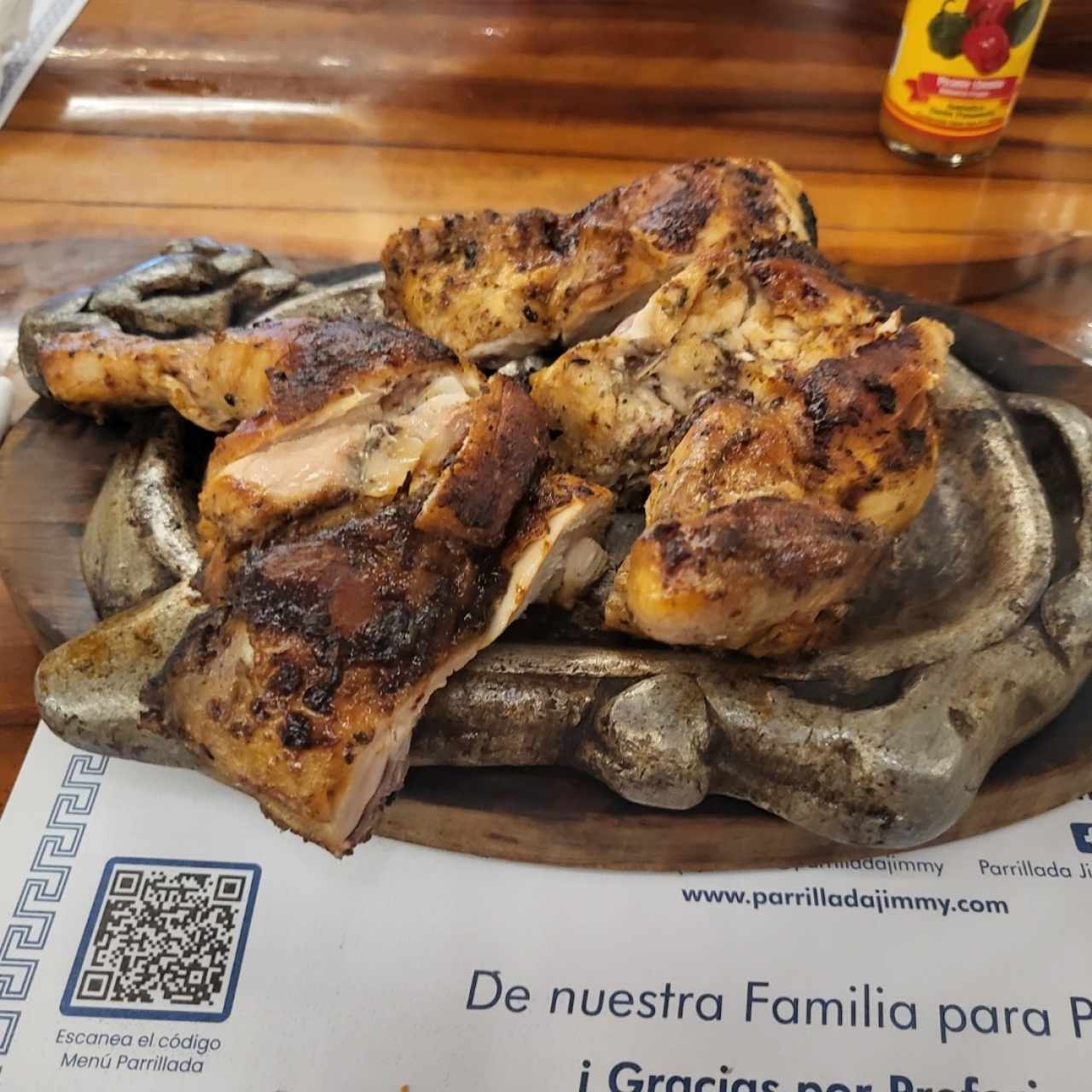 1/2 pollo al Carbón