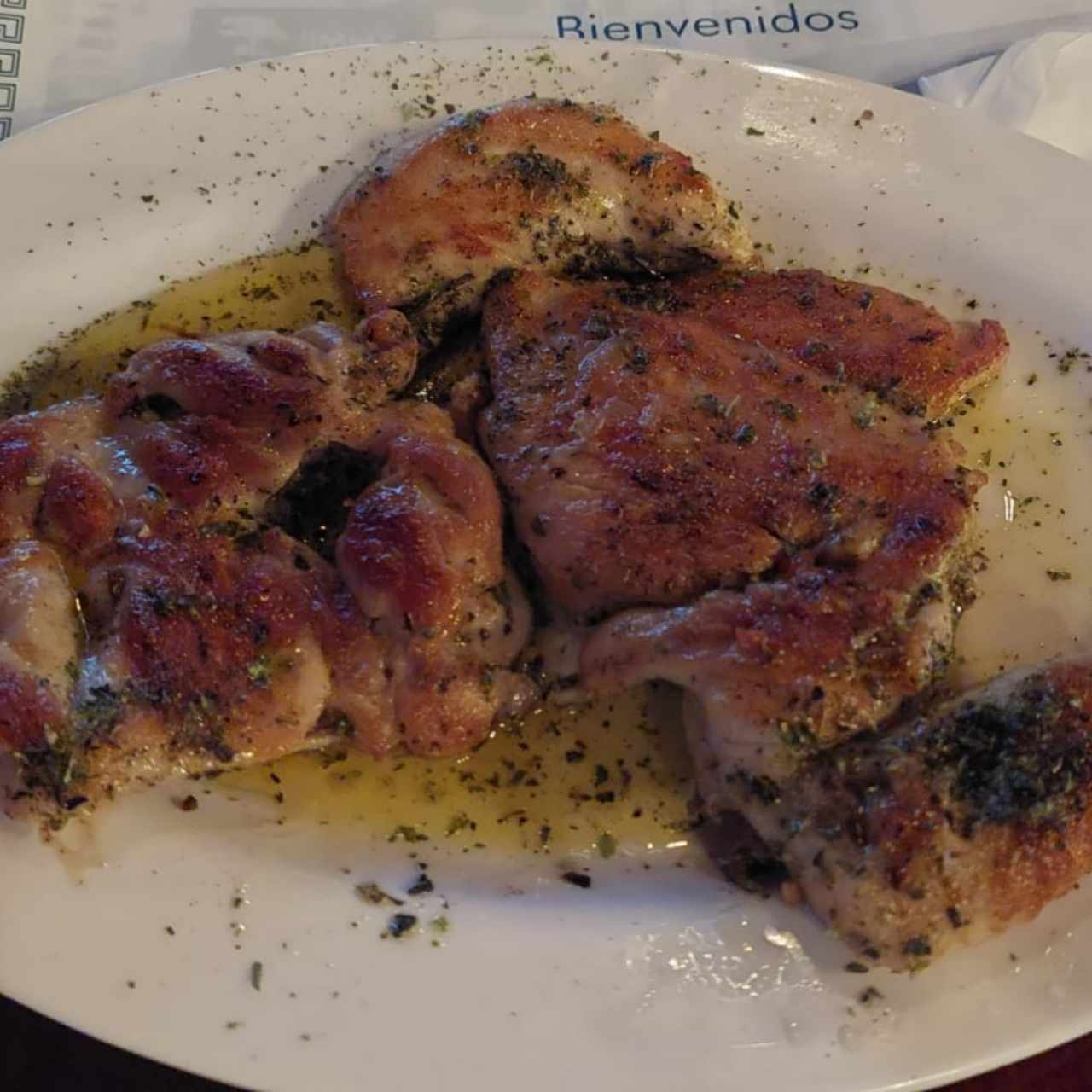 Pollo a la Griega Deshuesado