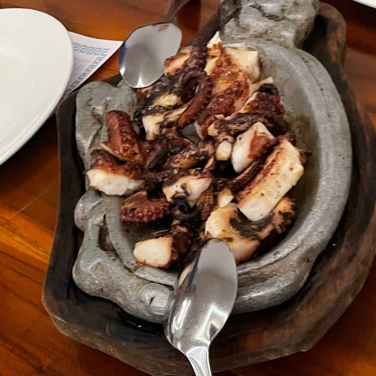 Mariscos - Pulpo al Carbón