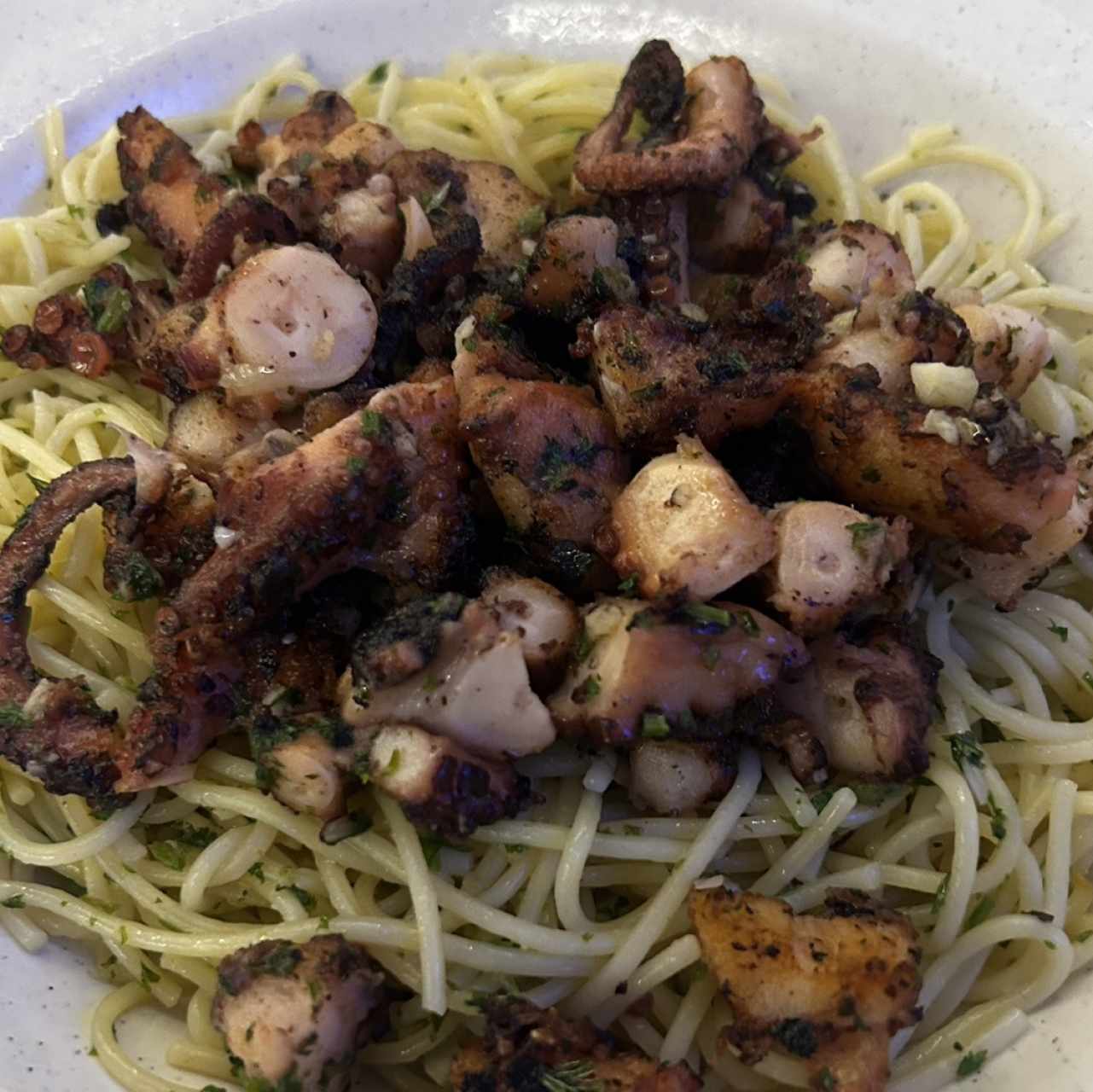 Pastas - Spaguetti con Pulpo