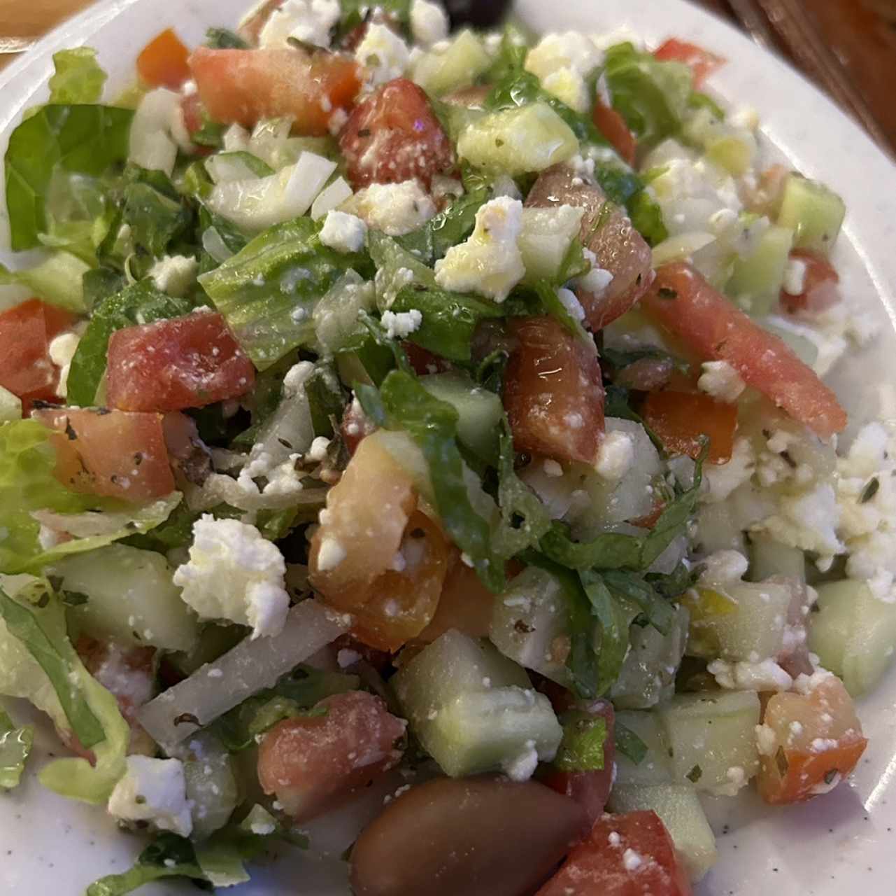 Ensalada Griega Picada