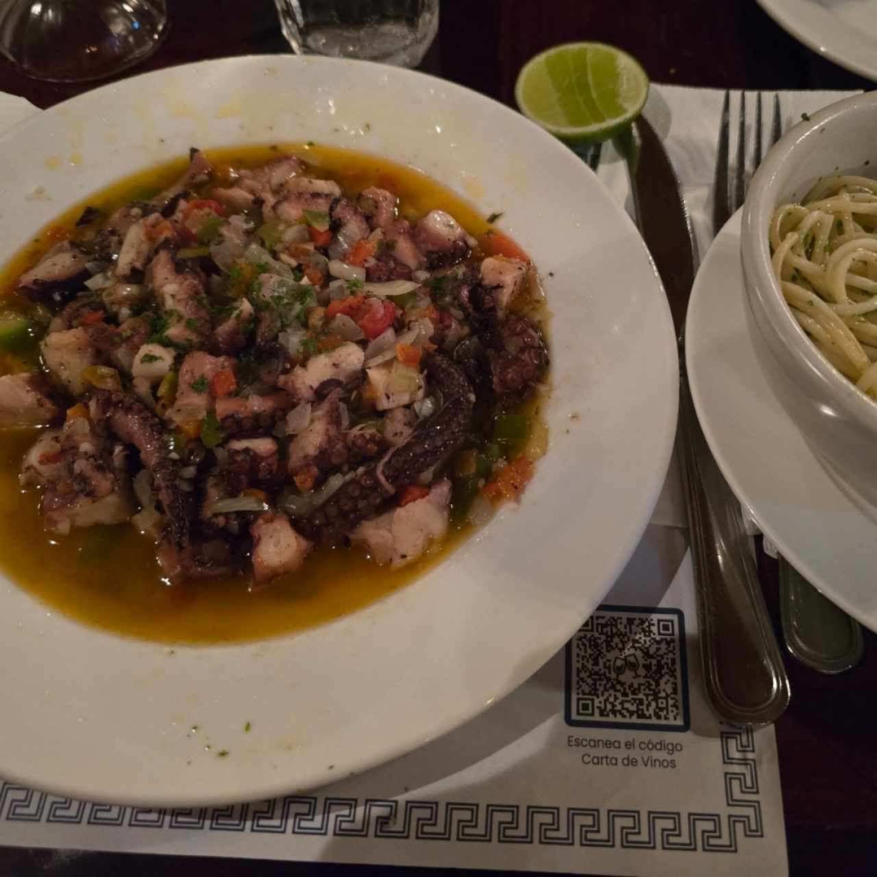 Pulpo a la Ajillo