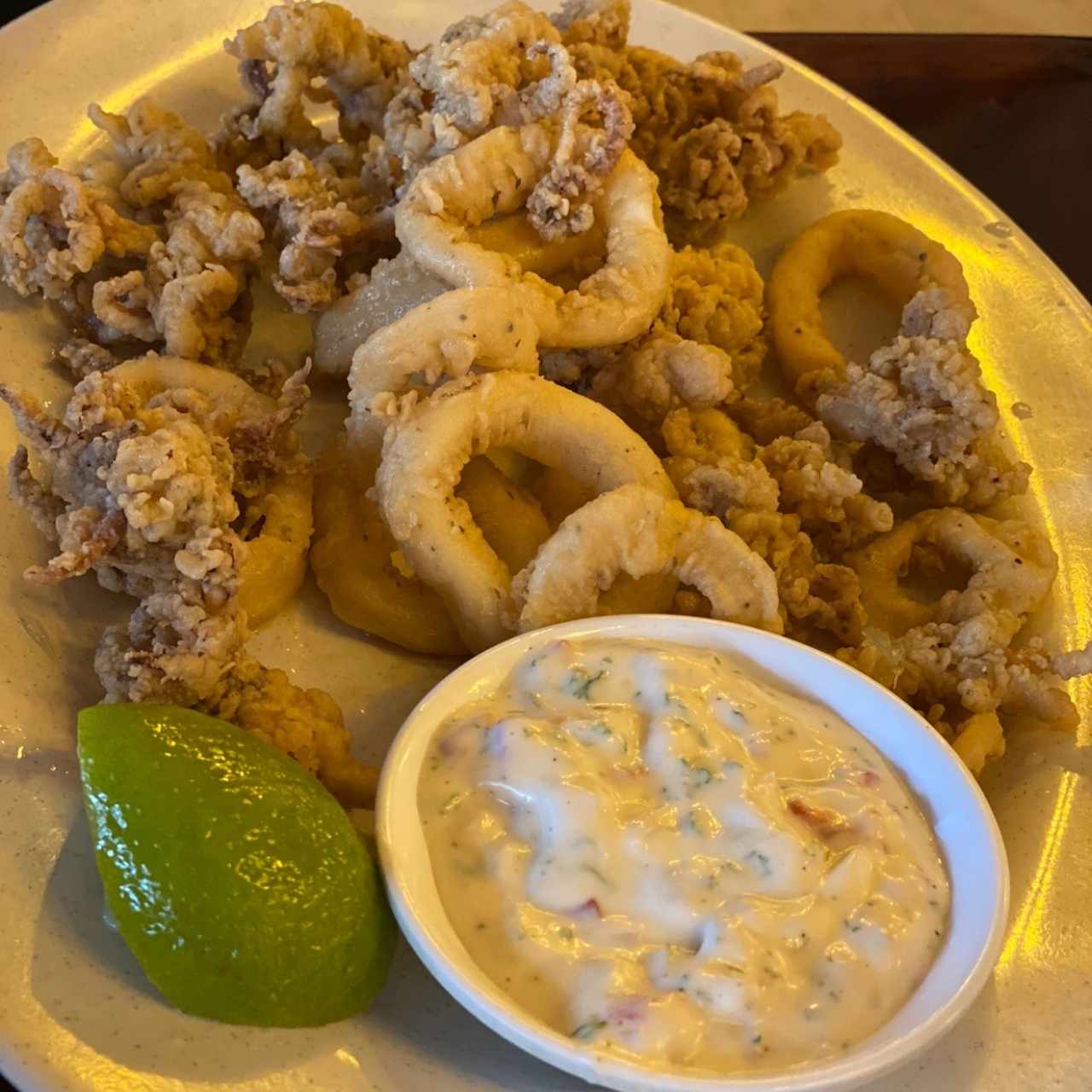 Arañitas, Calamares Apanados