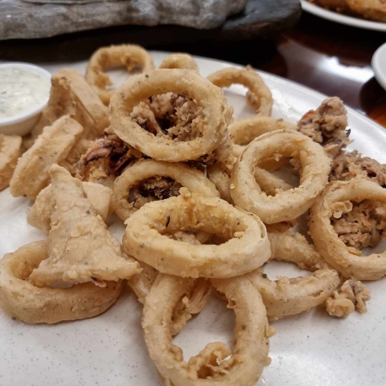 Arañitas, Calamares Apanados