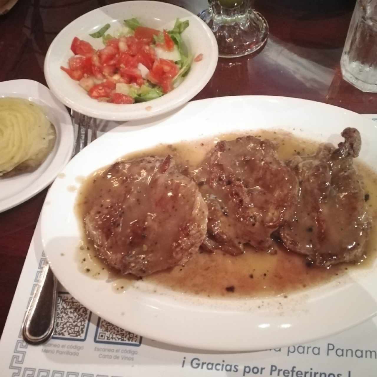 Filete a la pimienta