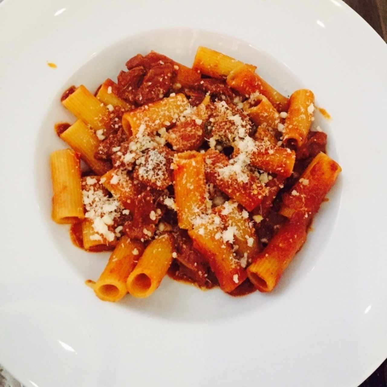 Menú - Rigatoni alla Siciliana