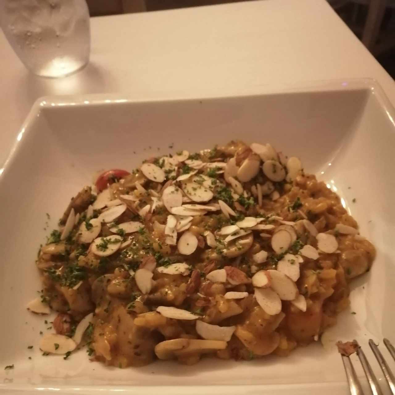Risotto vegano de hongos (estuvo increíble)